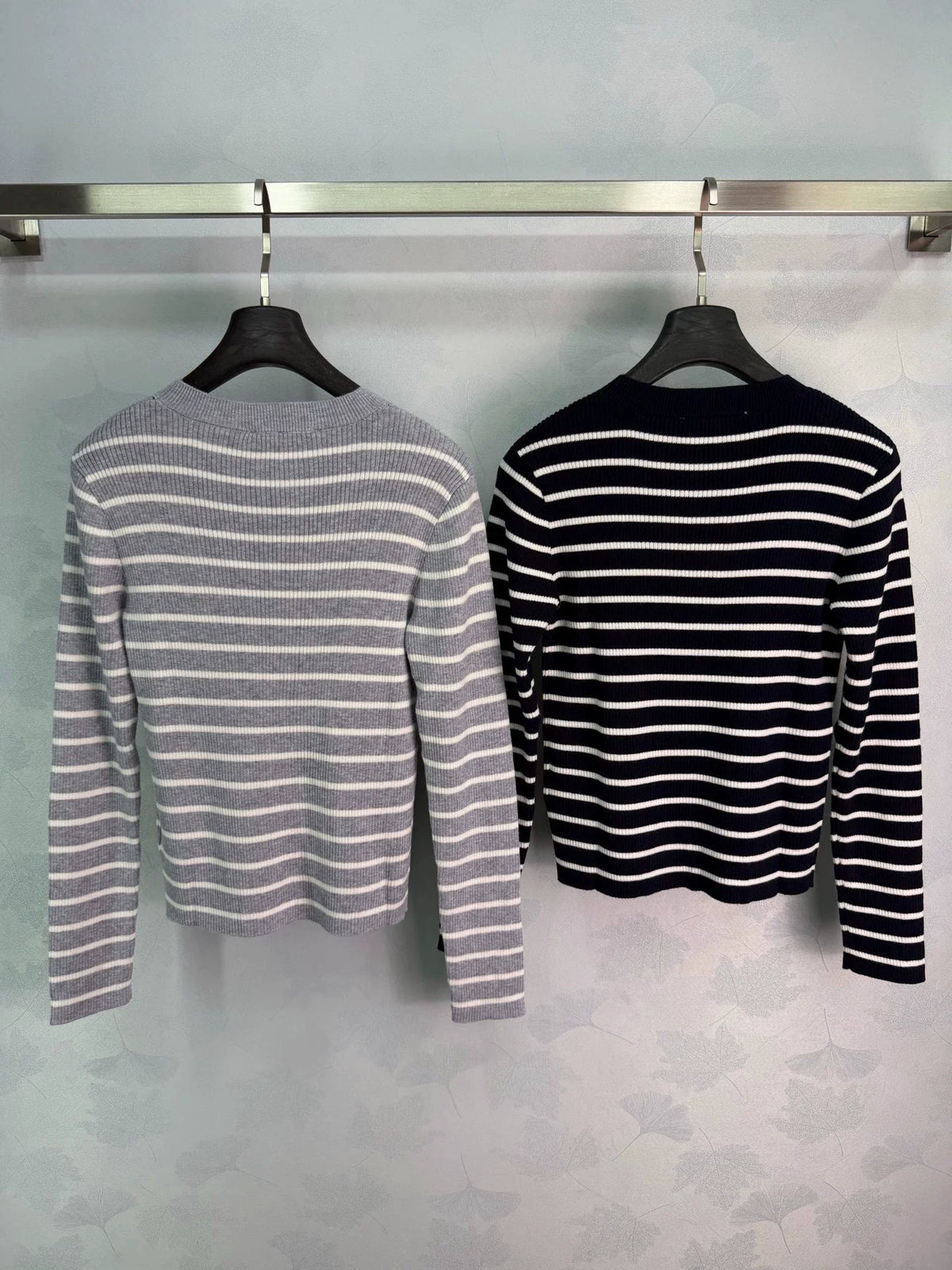 Dior/26 Early Autumn New Striped Knit Long Sleeve