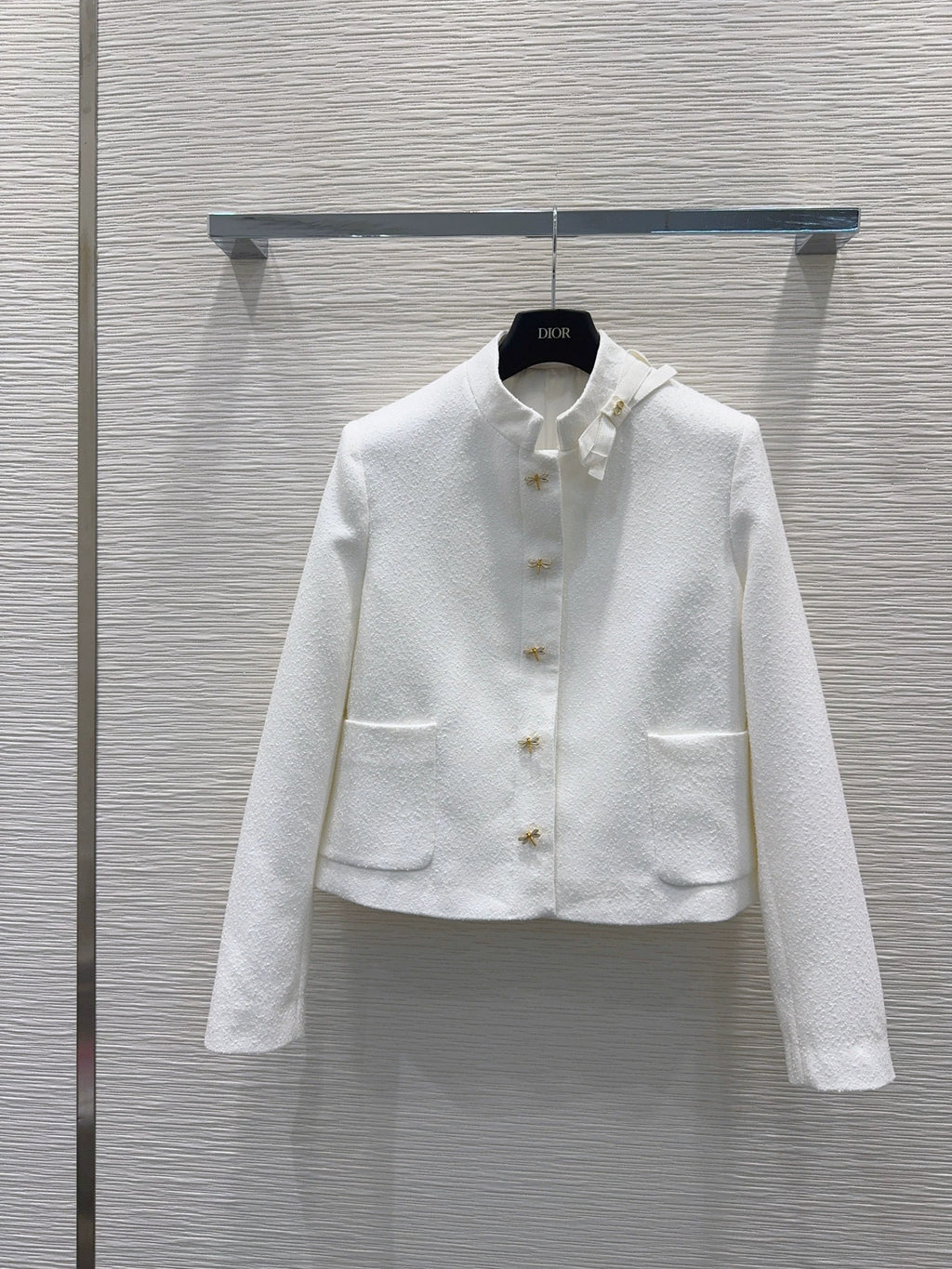 26New Long-Sleeve Cardigan with Bow Detail