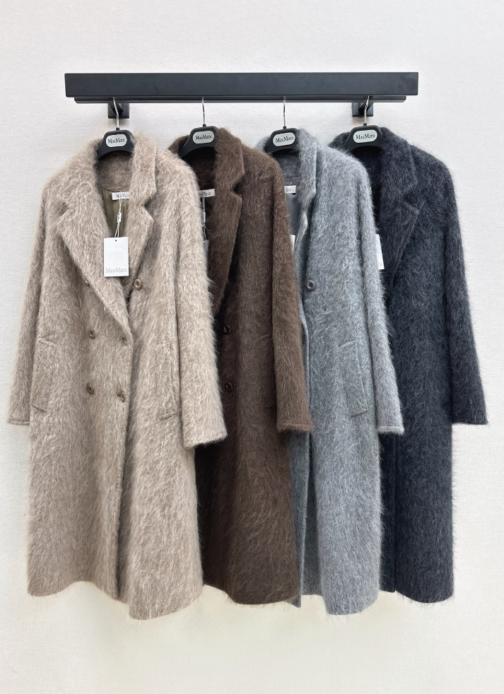 Max Mara/26 Fall and Winter Latest Minimalist Premium Long Coat