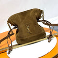 YSL 2026 Jamie Mini Shoulder Bag 16cm Suede And Calfskin