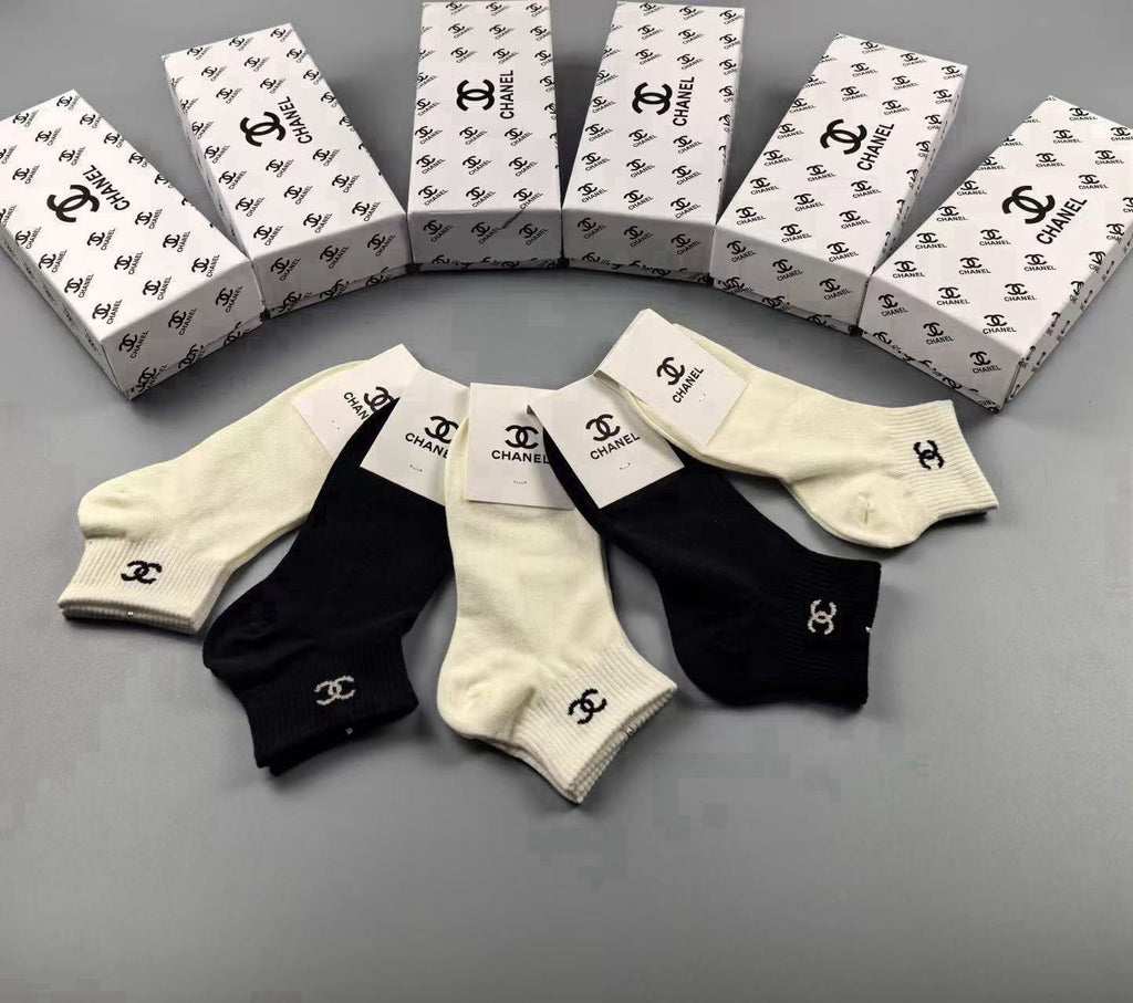 CHANEL 26S ANKLE SOCKS 408749 (1 BOX)