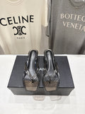 chanel/26SS NEW Transparent flip-flops beach slippers