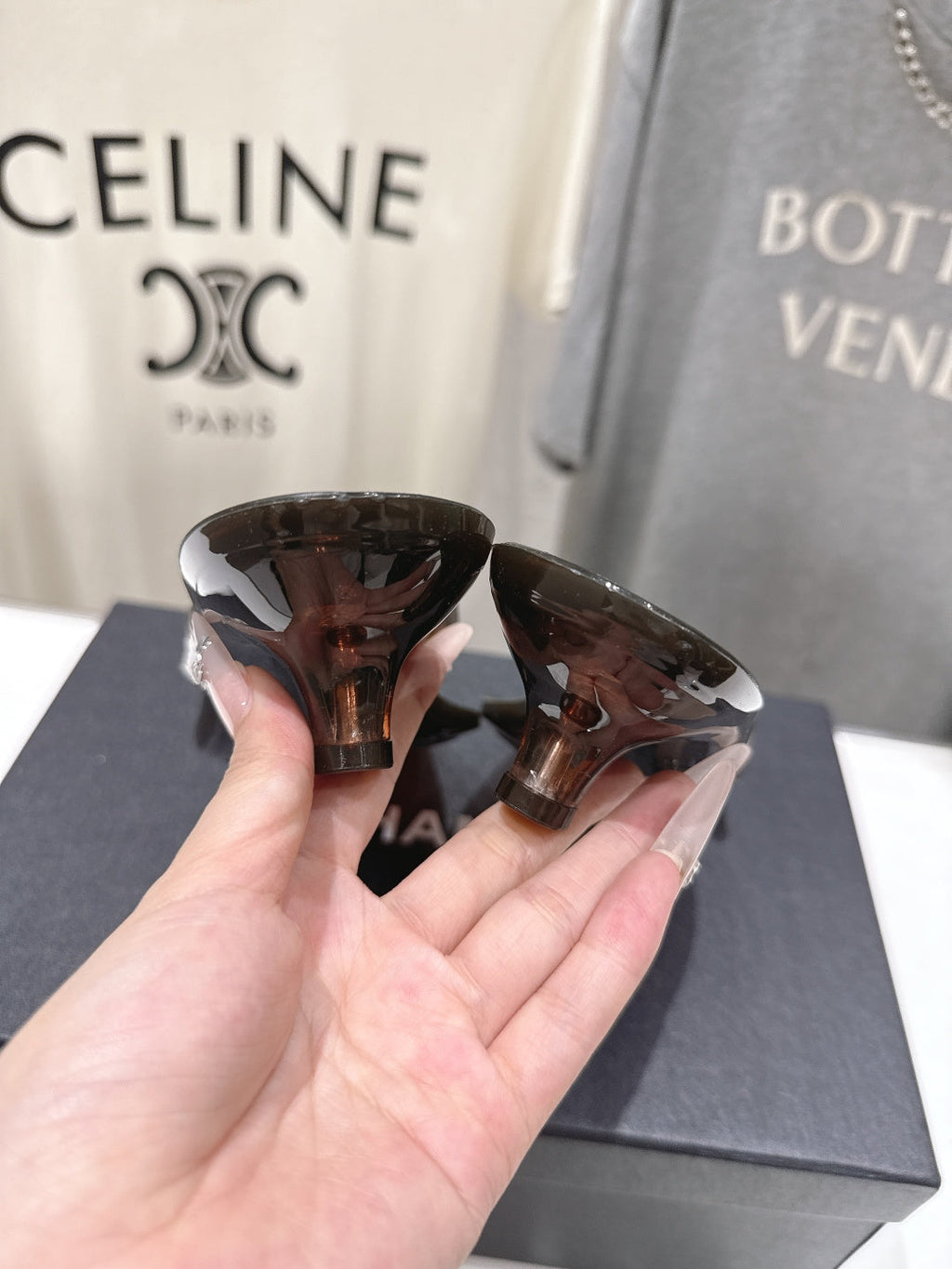 chanel/26SS NEW Transparent flip-flops beach slippers