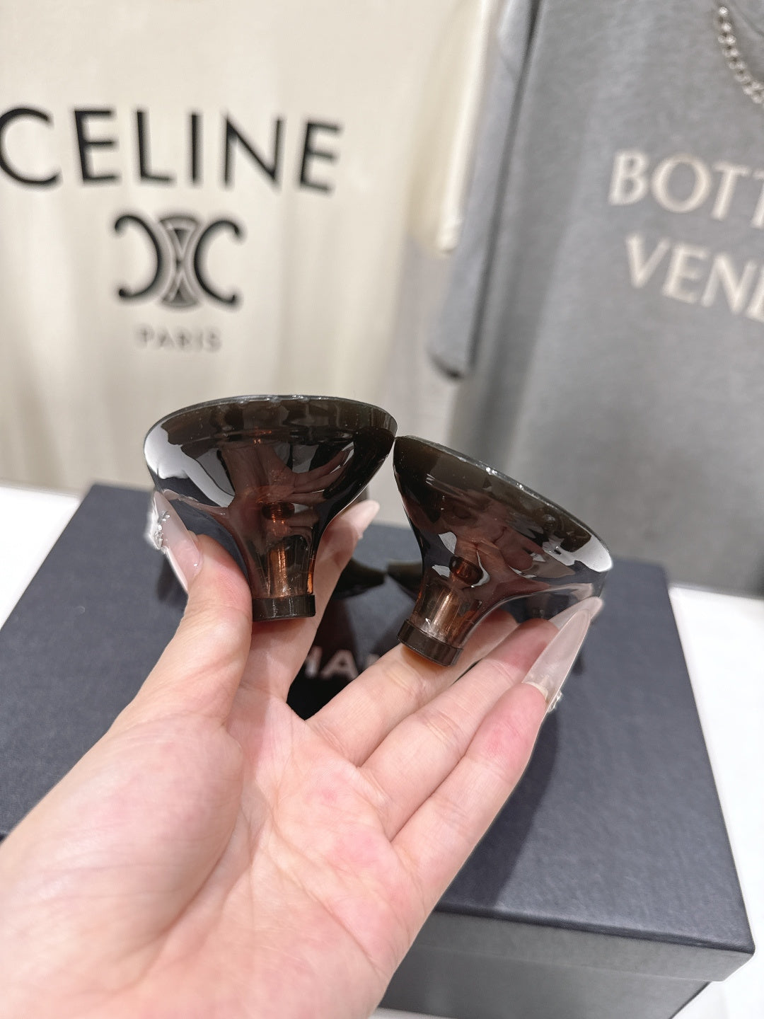 chanel/26SS NEW Transparent flip-flops beach slippers