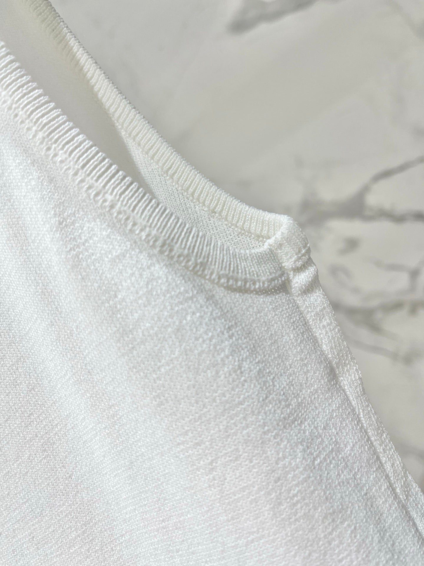 LOEWE/26SS NEW Embroidered knitted sleeveless vest