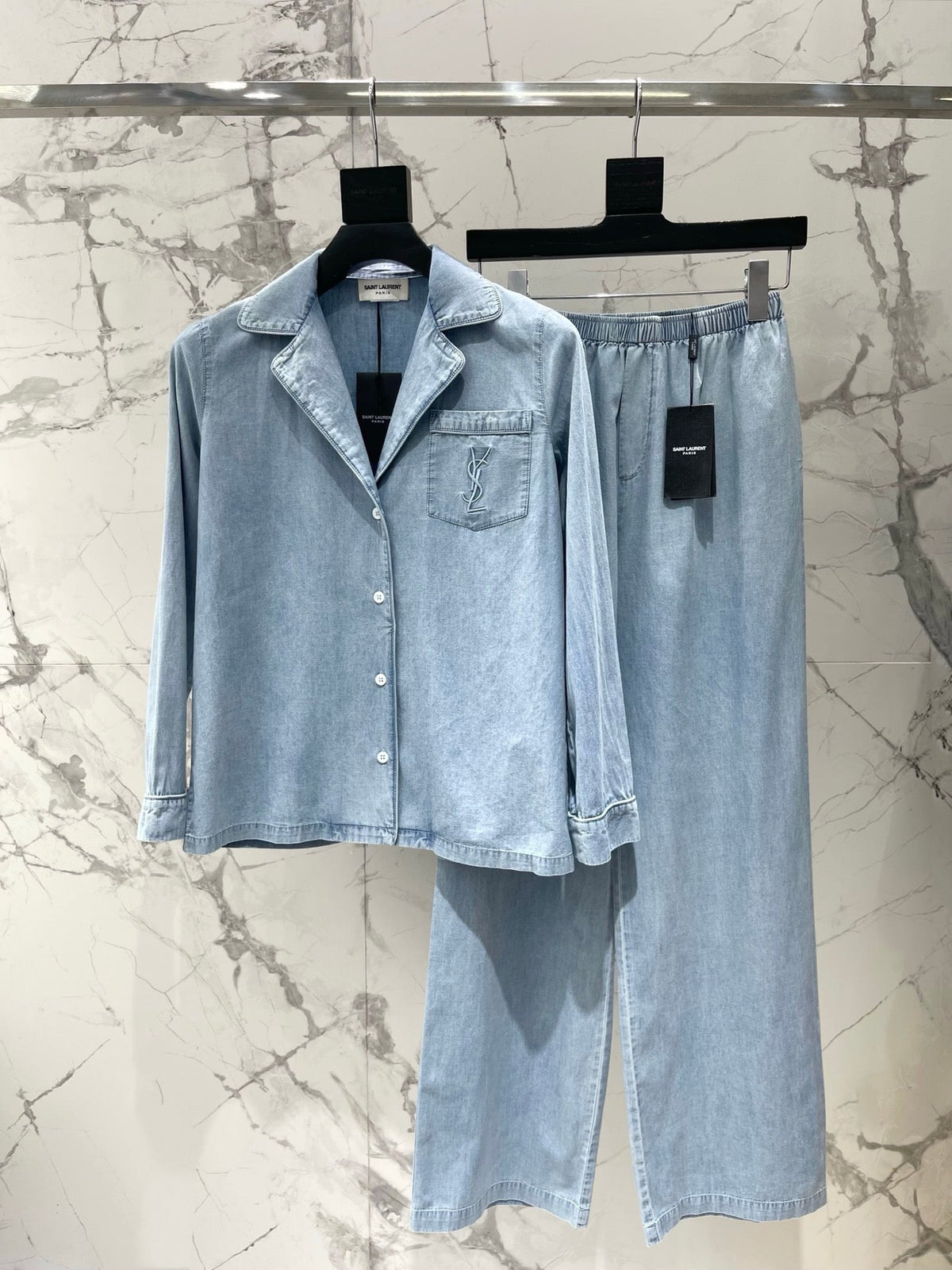 Yves Saint Laurent/🔥Highest Quality🔥26SS NEW straight floor mopping pants