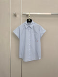 chanel/🔥Highest Quality🔥26SS NEW Lapel short-sleeved shirt