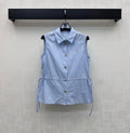 Louis Vuitton/26SS NEW Drawstring Sleeveless Shirt