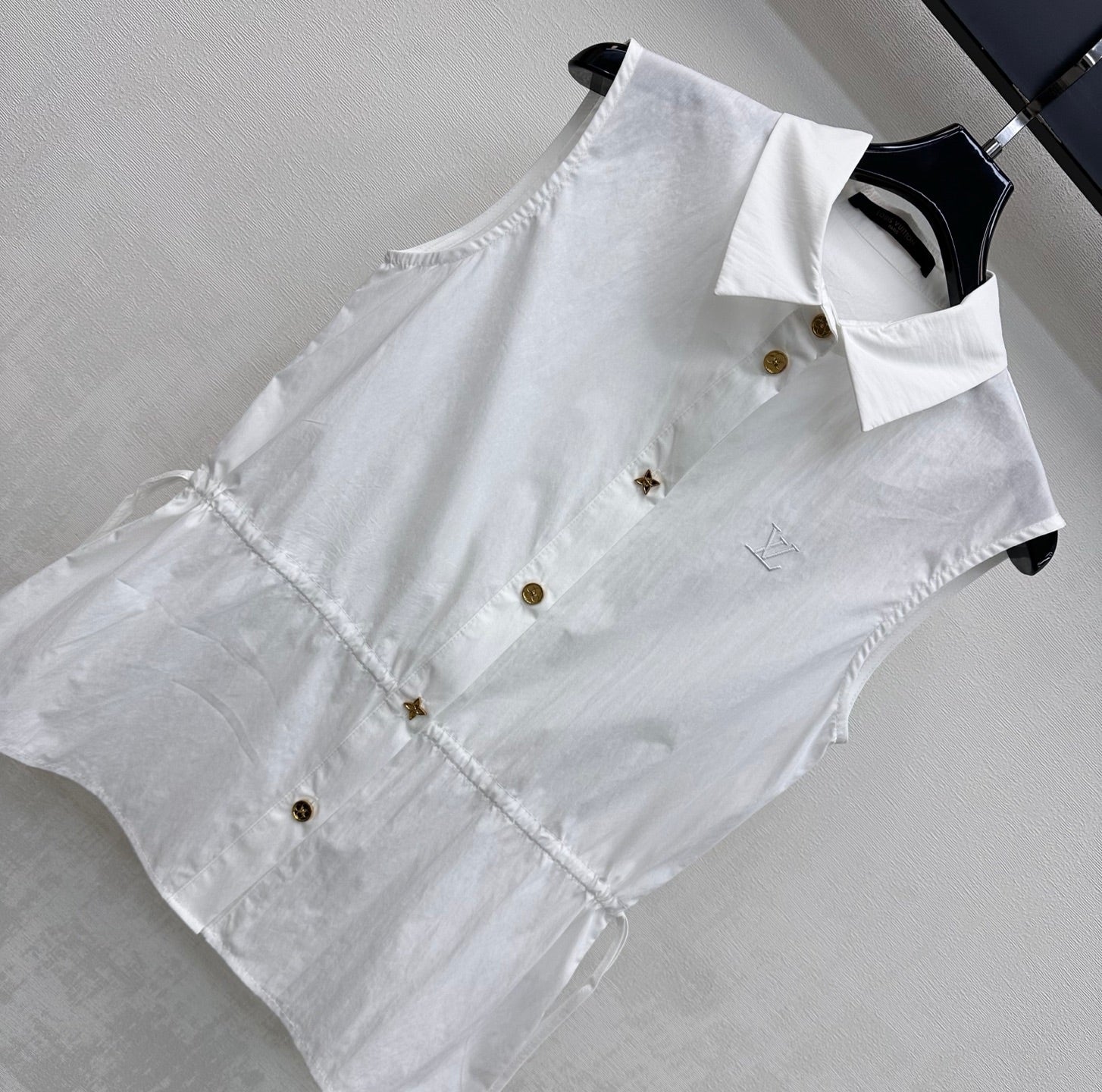 Louis Vuitton/26SS NEW Drawstring Sleeveless Shirt