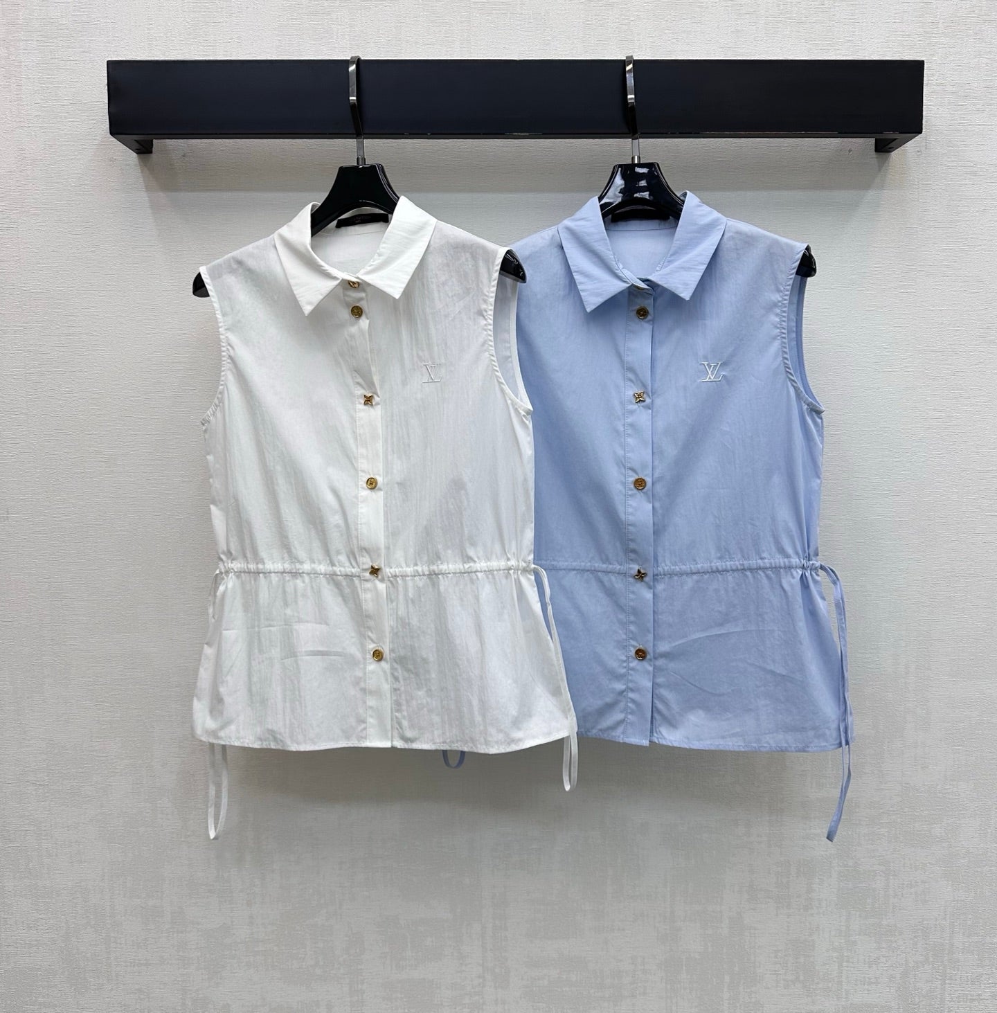 Louis Vuitton/26SS NEW Drawstring Sleeveless Shirt