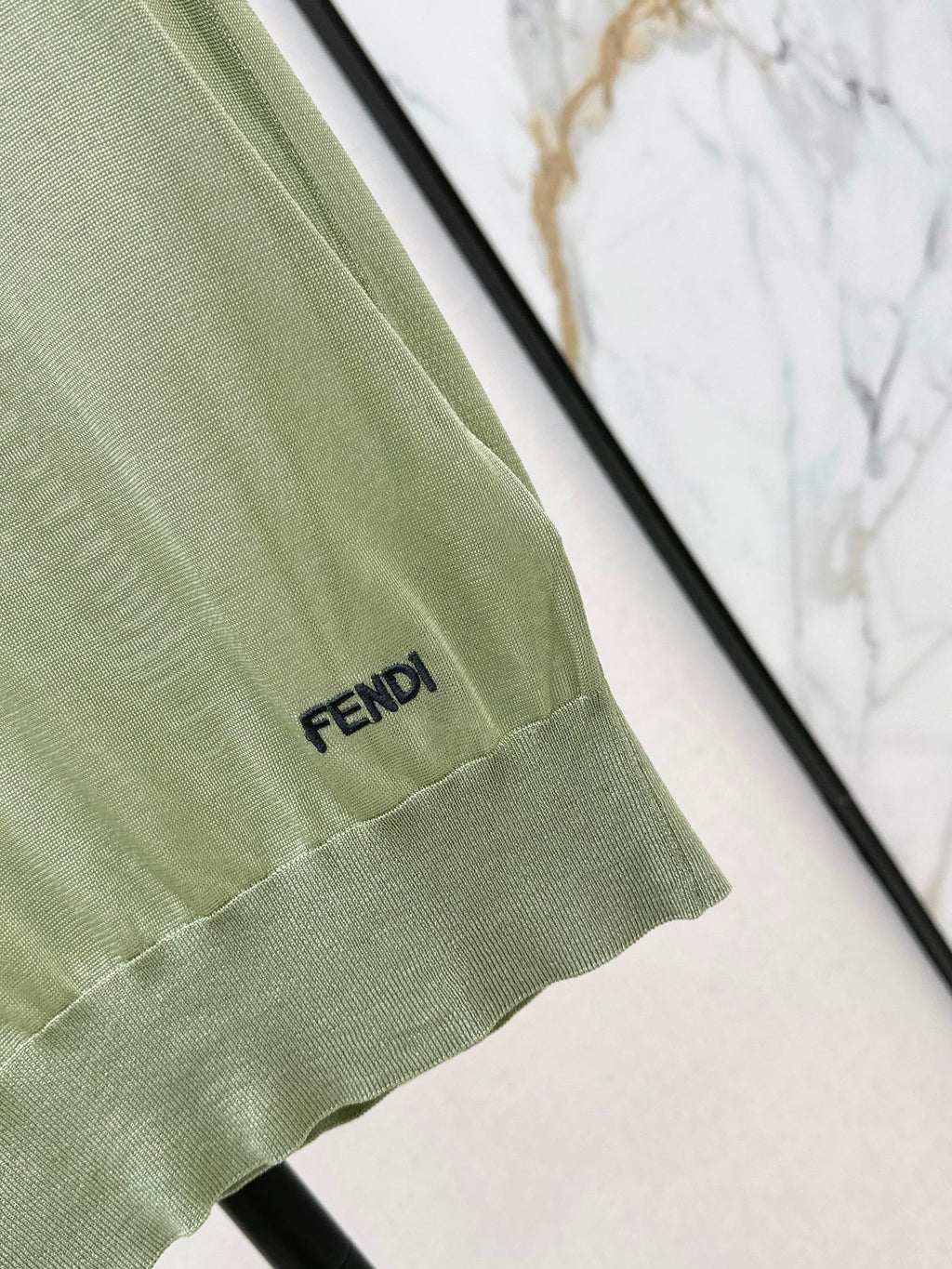 Fendi/26SS NEW Olive Green Sleeveless Vest