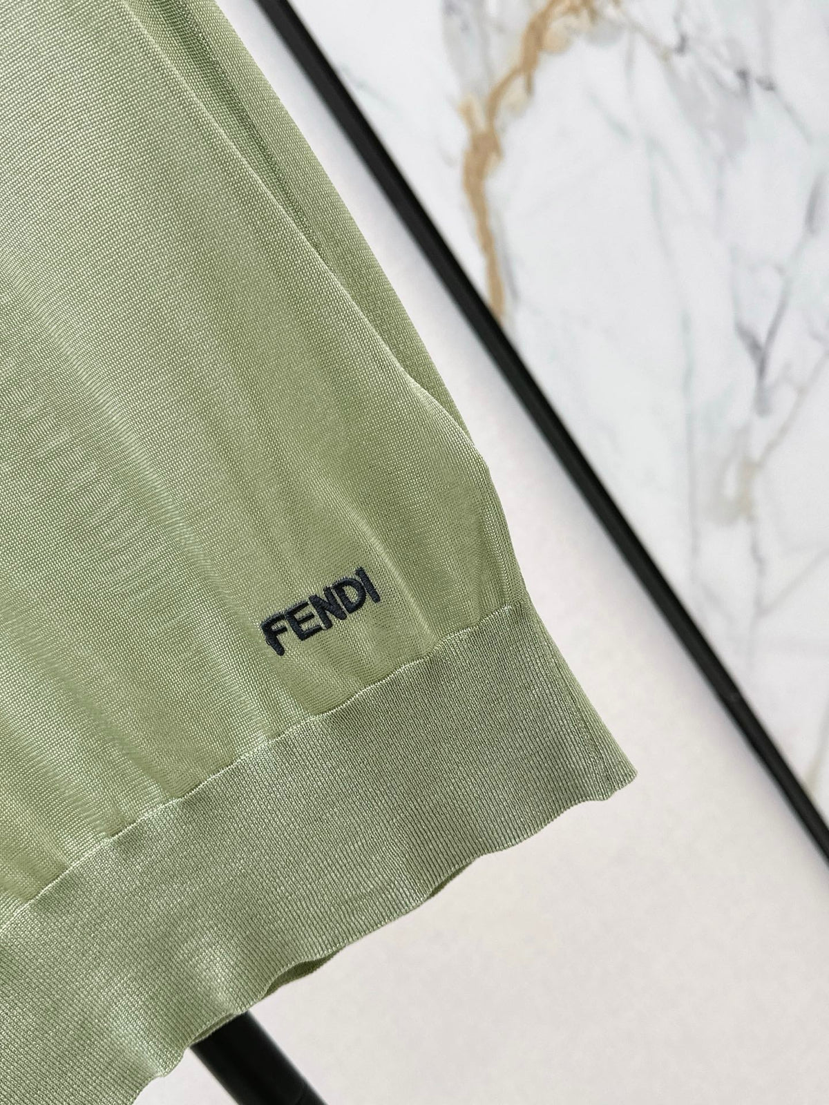 Fendi/26SS NEW Olive Green Sleeveless Vest