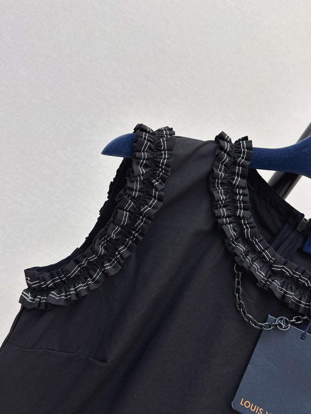 Louis Vuitton/26SS NEW Sleeveless Top with Ruffled Hem