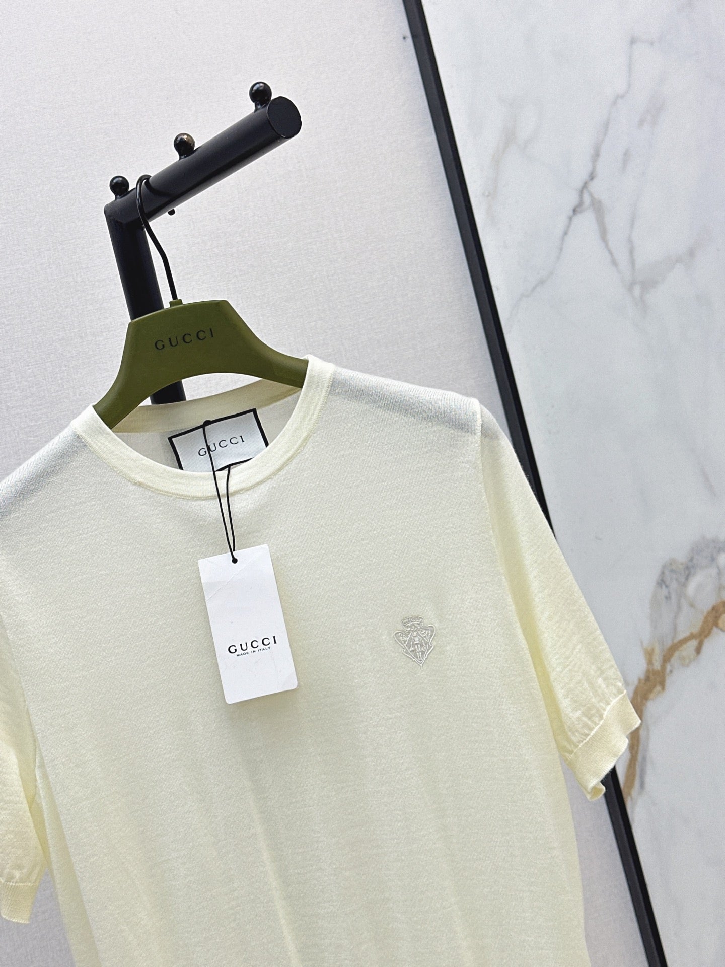 26SS NEW Delicate Embroidered Crew Neck Knit Sweater
