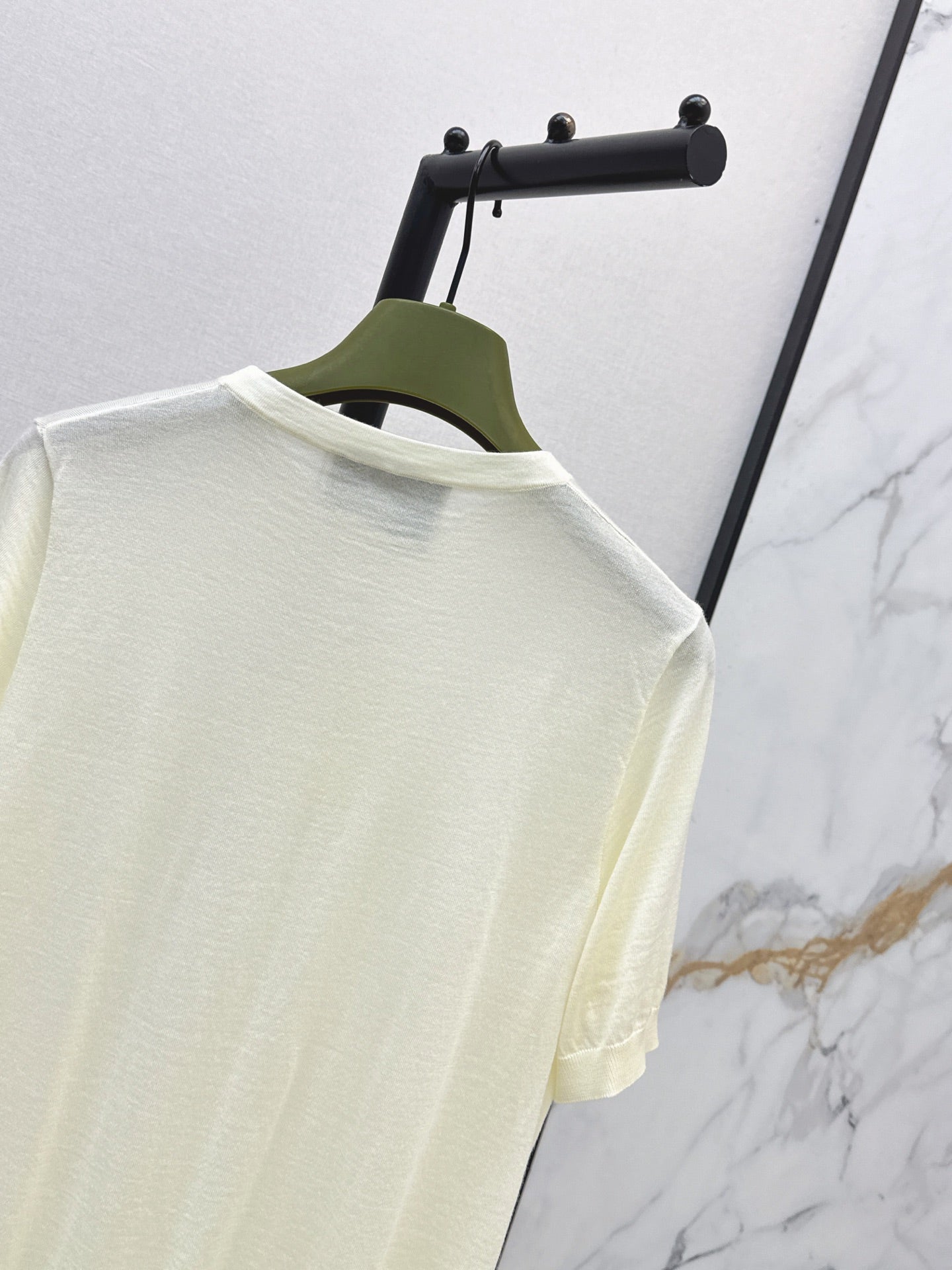 26SS NEW Delicate Embroidered Crew Neck Knit Sweater