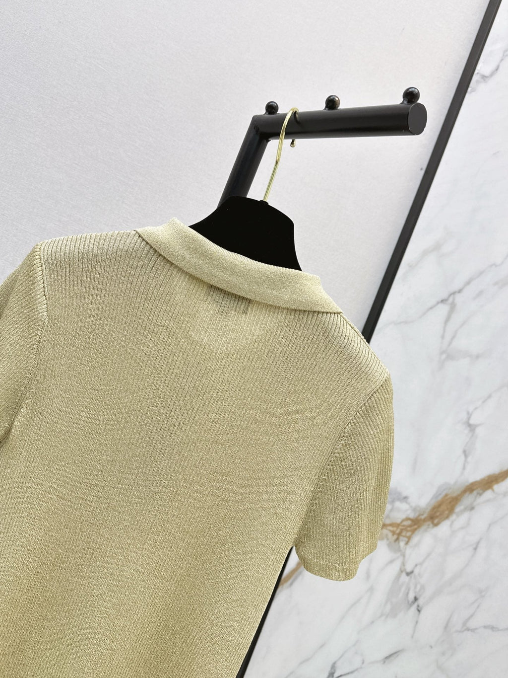 26SS NEW Coco's outfit: Knitted polo short-sleeved top 💛