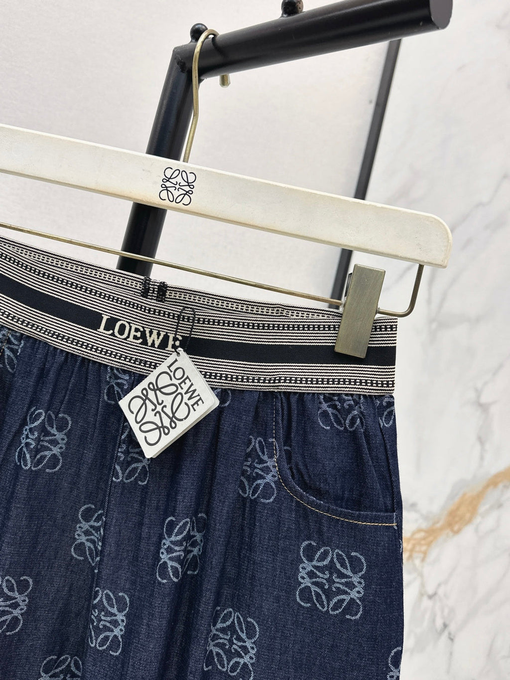 26SS NEW monogrammed straight-leg jeans 🖤