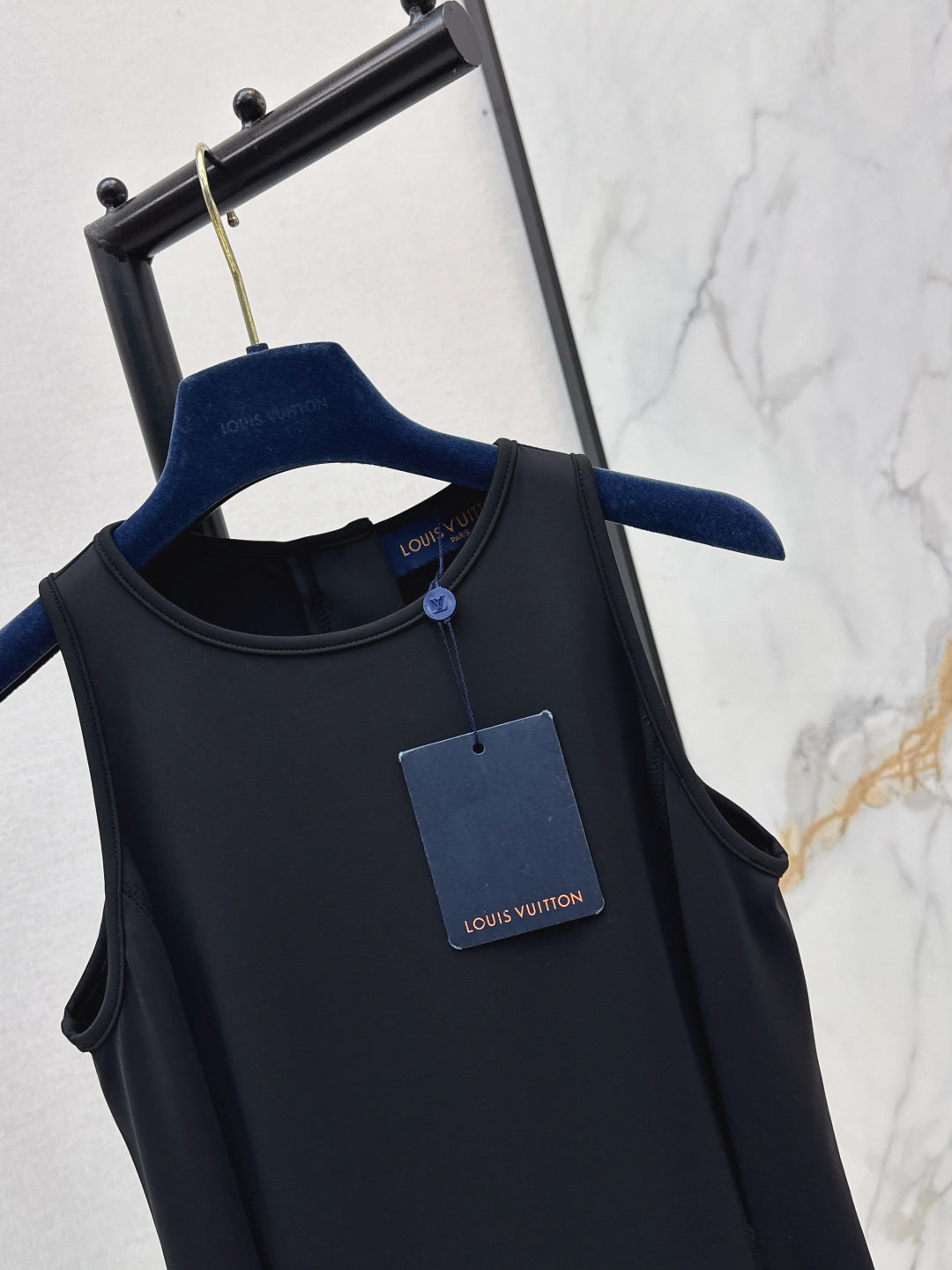 26SS NEW Patchwork Design Sleeveless Dress 🖤