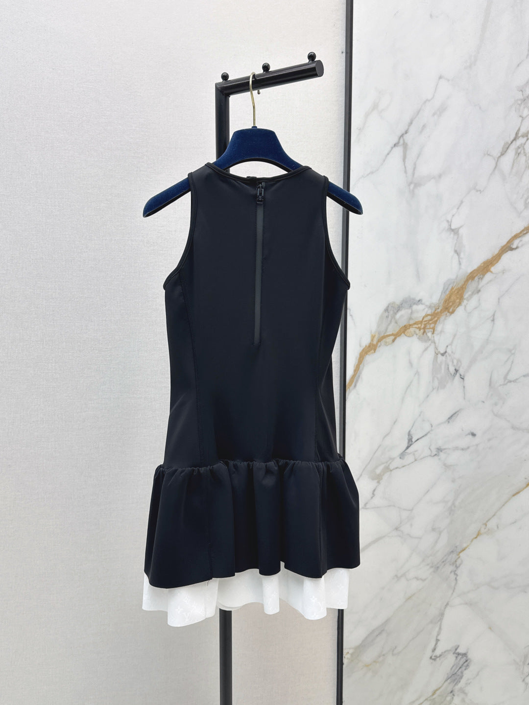 26SS NEW Patchwork Design Sleeveless Dress 🖤