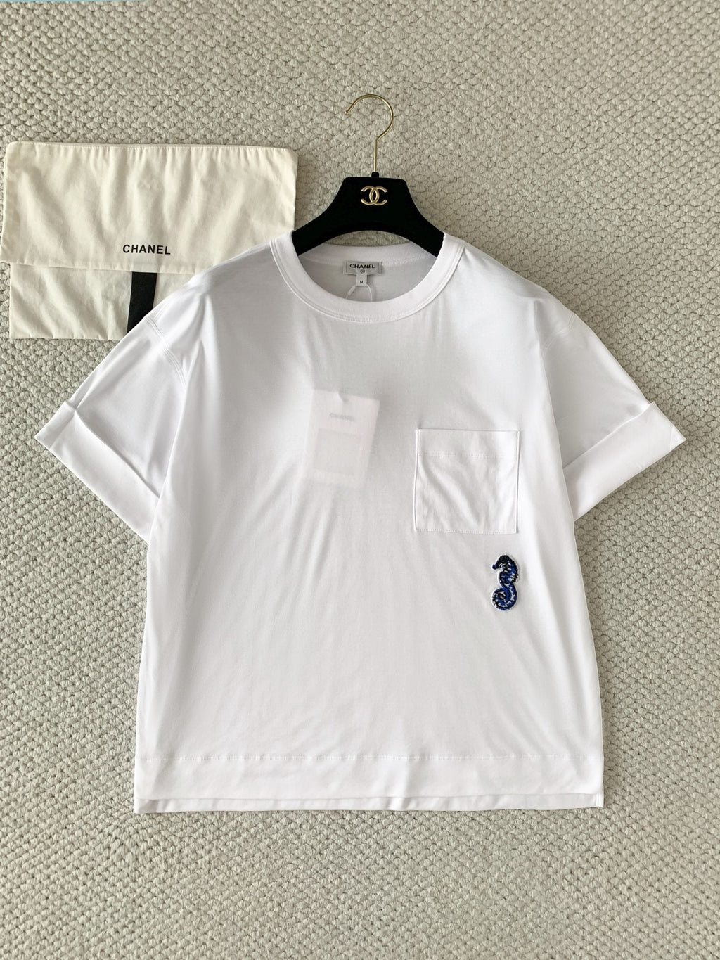 🔥Highest Quality🔥26SS NEW Hot Selling Coco Beach White Mohair Knit T-shirt