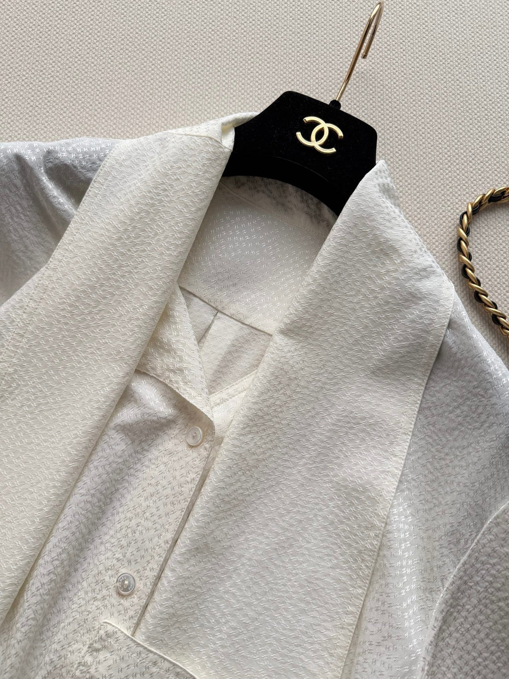 26SS NEW Ribbon Satin Shirt