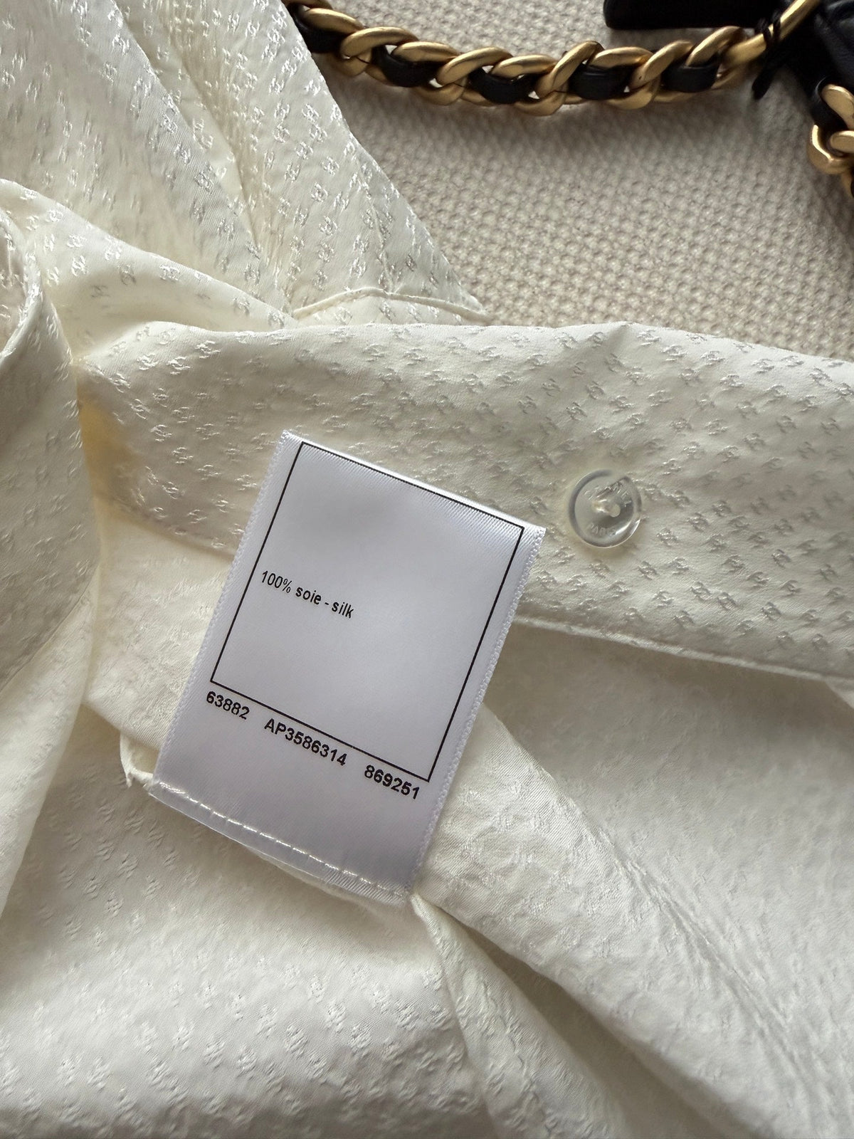26SS NEW Ribbon Satin Shirt
