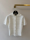 26SS NEW Collared Short-Sleeve Cardigan