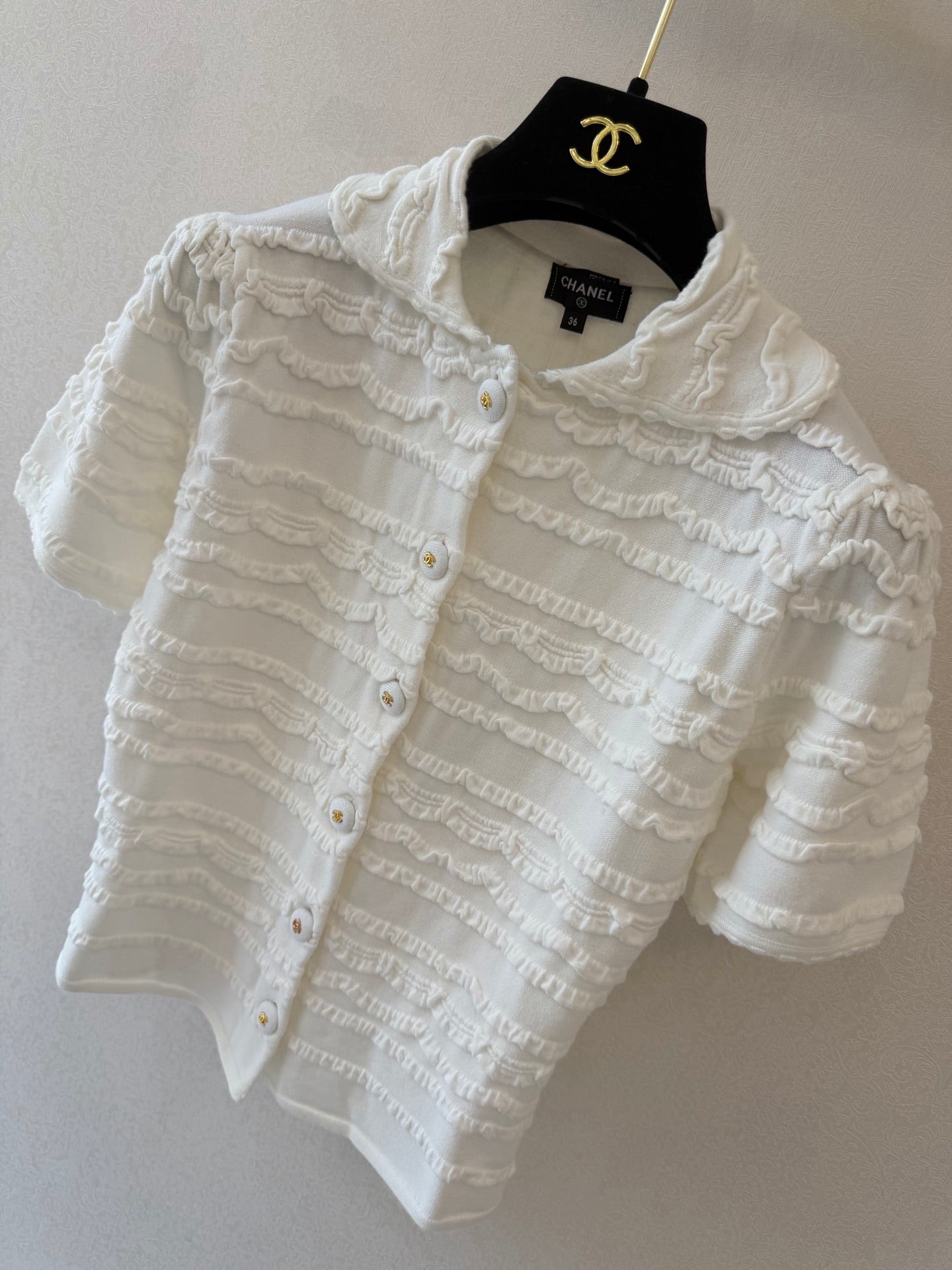 26SS NEW Collared Short-Sleeve Cardigan