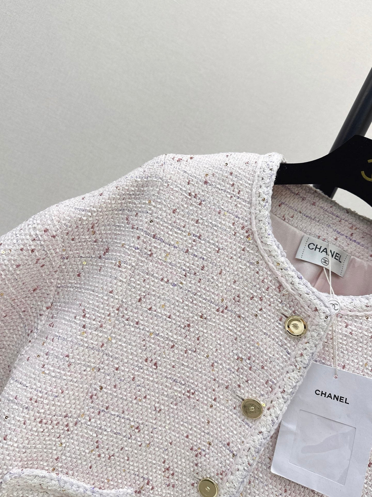 26SS NEW Elegant Woven Crew Neck Jacket🩵