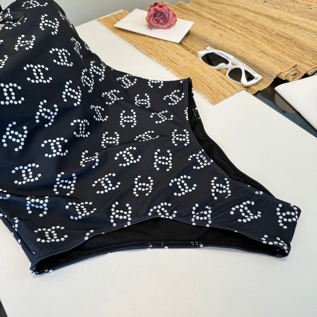 26SS NEW One-piece One-shoulder Swimsuit
