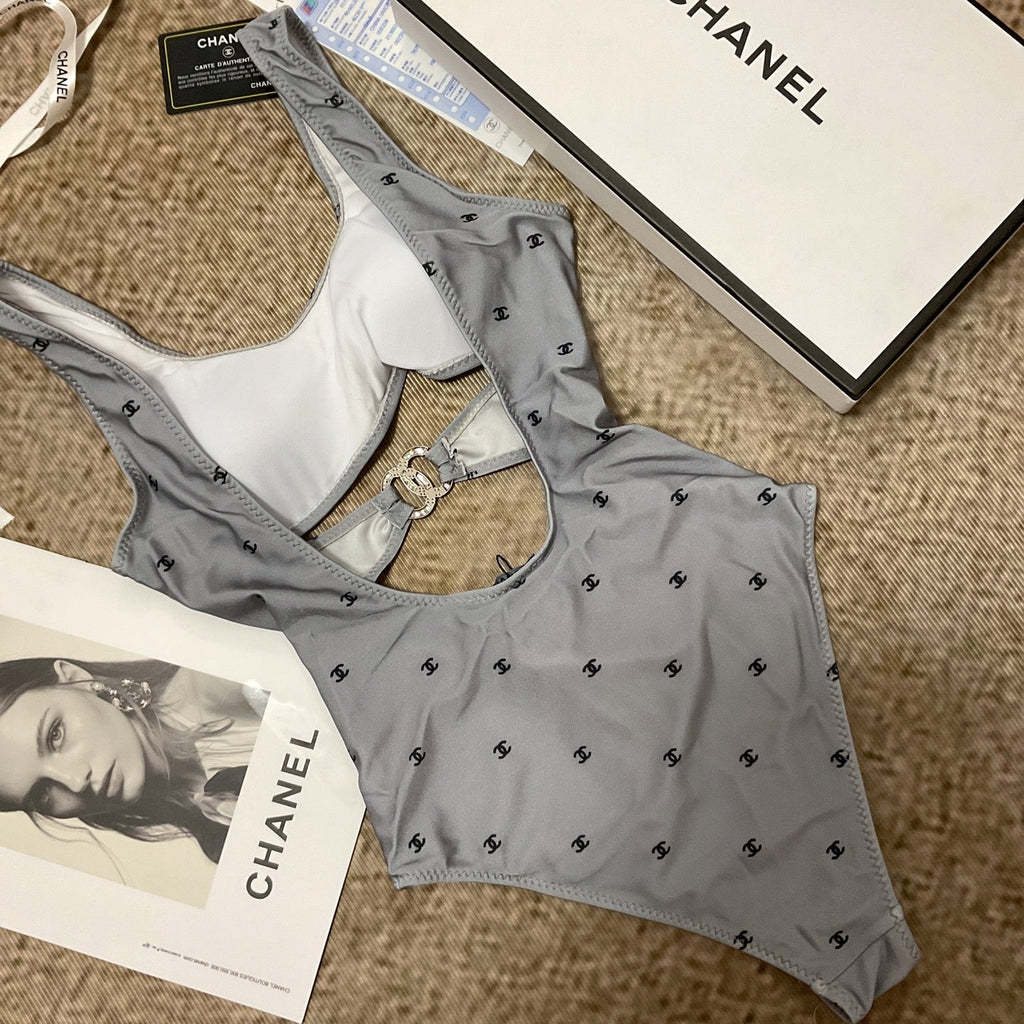 26SS NEW Grey One-Piece Swimsuit 👙