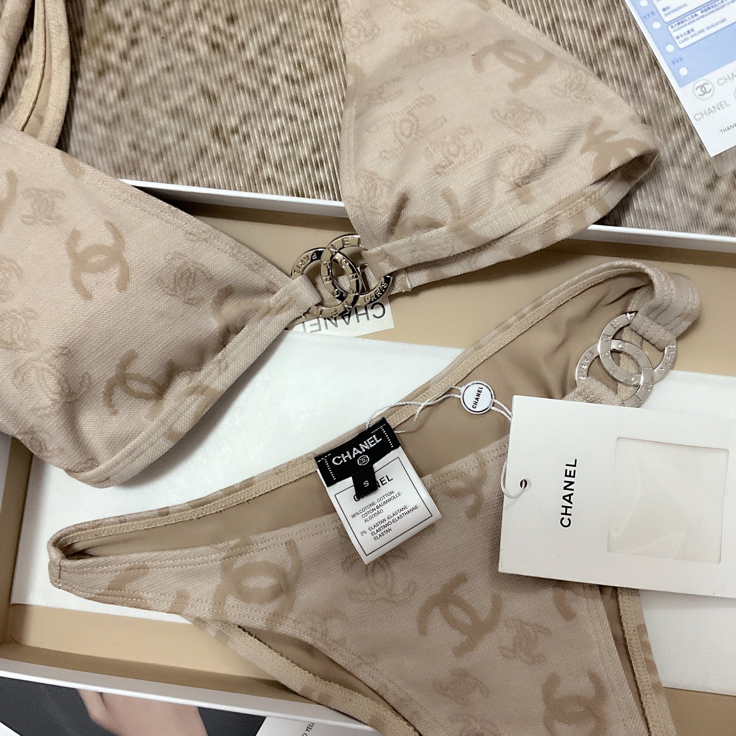 chanel/26SS NEW Two-Piece Swimsuit 👙