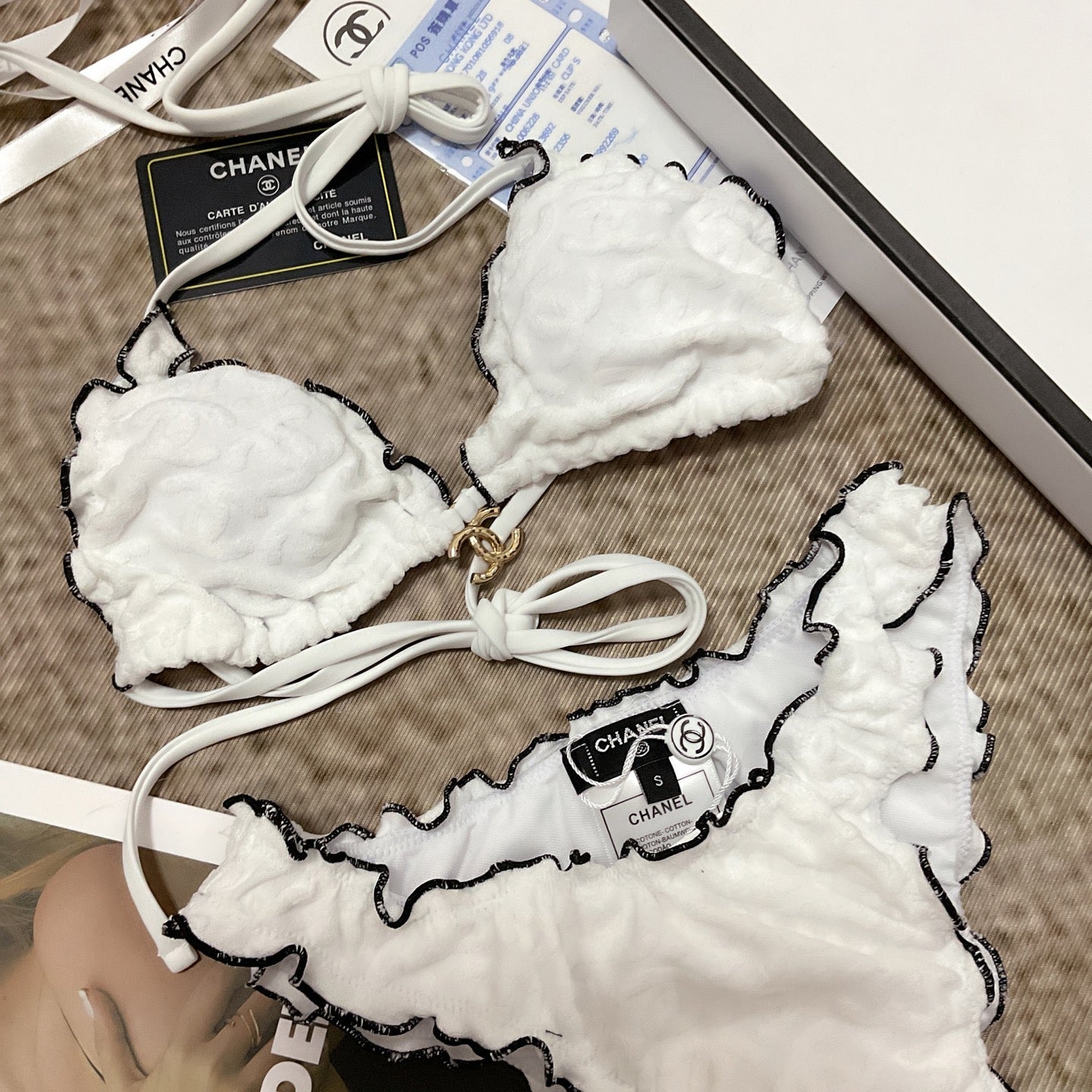 chanel/26SS NEW Two-Piece Swimsuit 👙