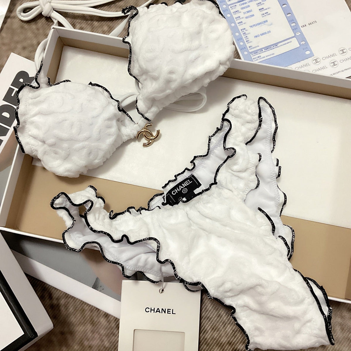 chanel/26SS NEW Two-Piece Swimsuit 👙