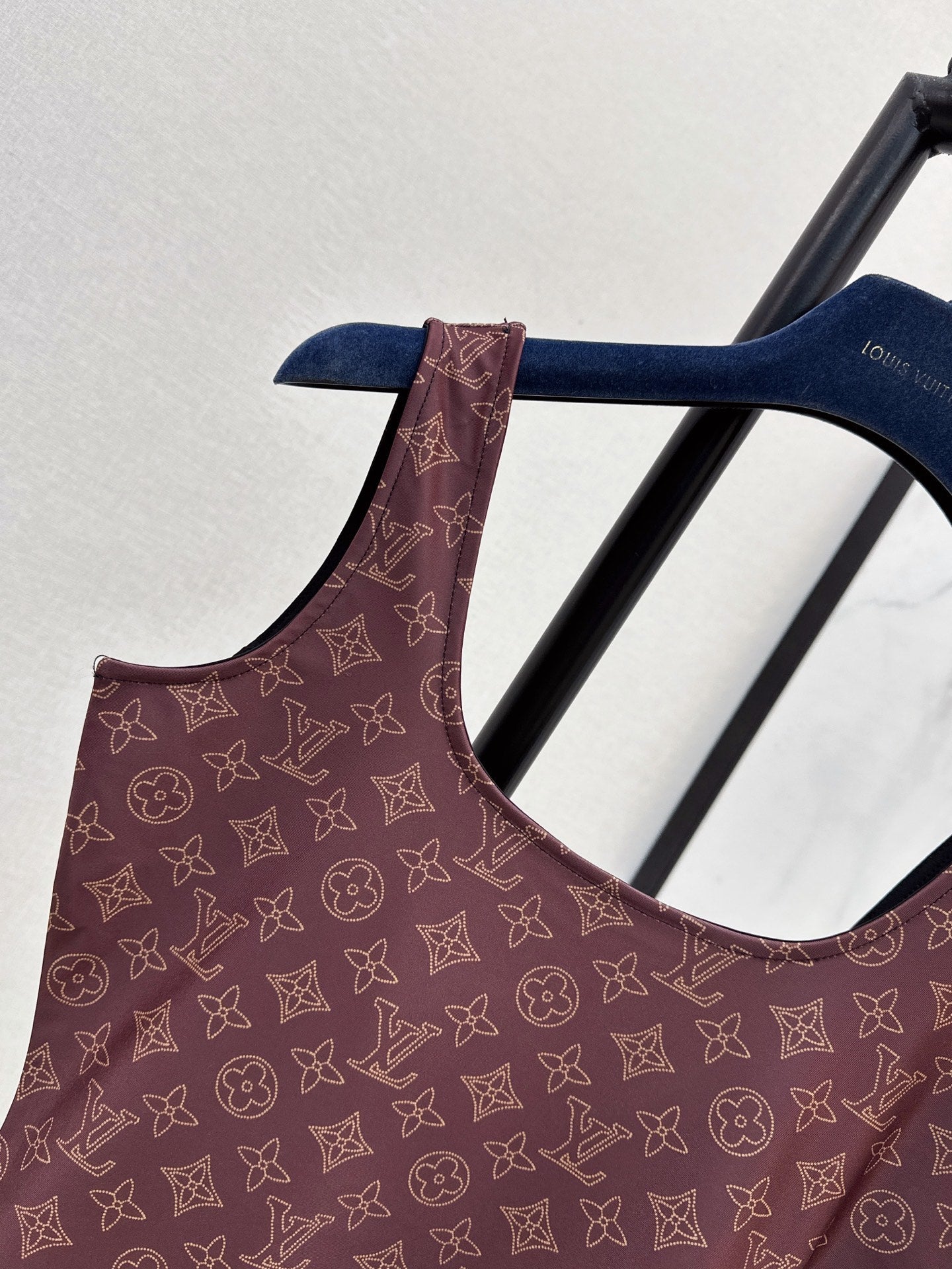Louis Vuitton/26SS NEW Brown Tank Top Bikini Swimsuit 🩱