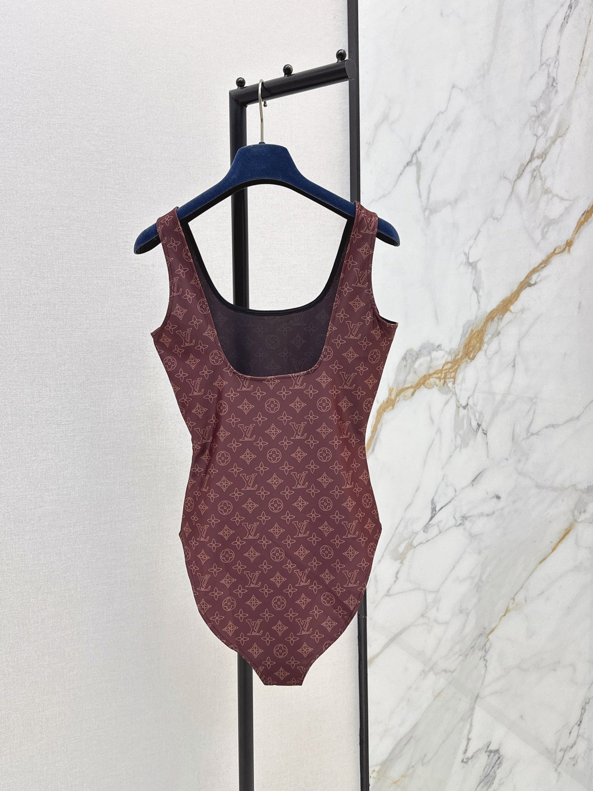 Louis Vuitton/26SS NEW Brown Tank Top Bikini Swimsuit 🩱