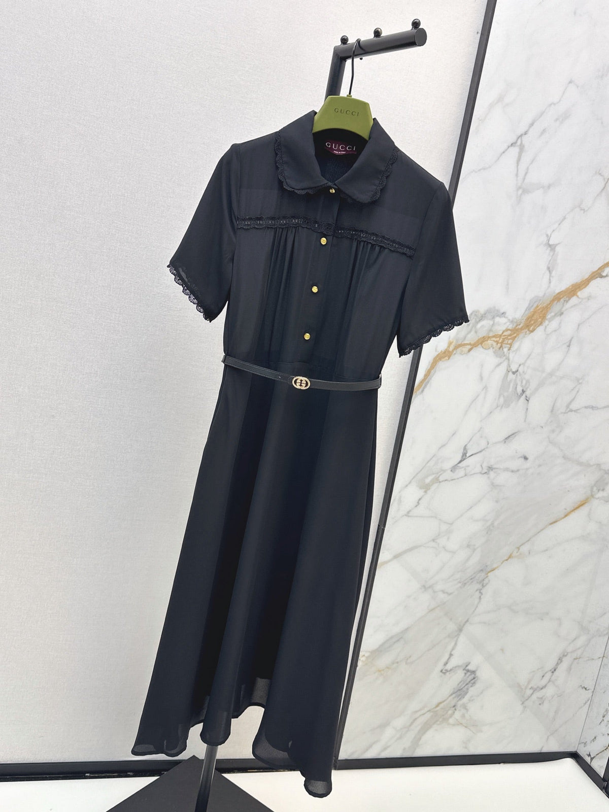 26SS NEW Lace-trimmed Long Dress 🖤