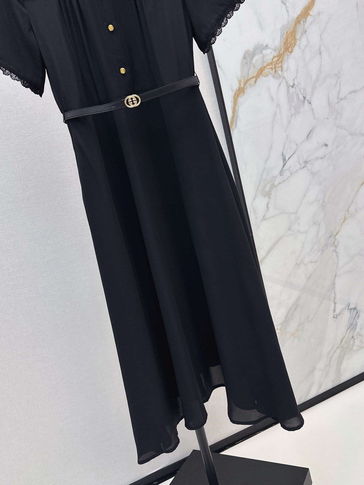 26SS NEW Lace-trimmed Long Dress 🖤