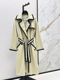26SS NEW Long Trench Coat with Contrasting Trim 🤎