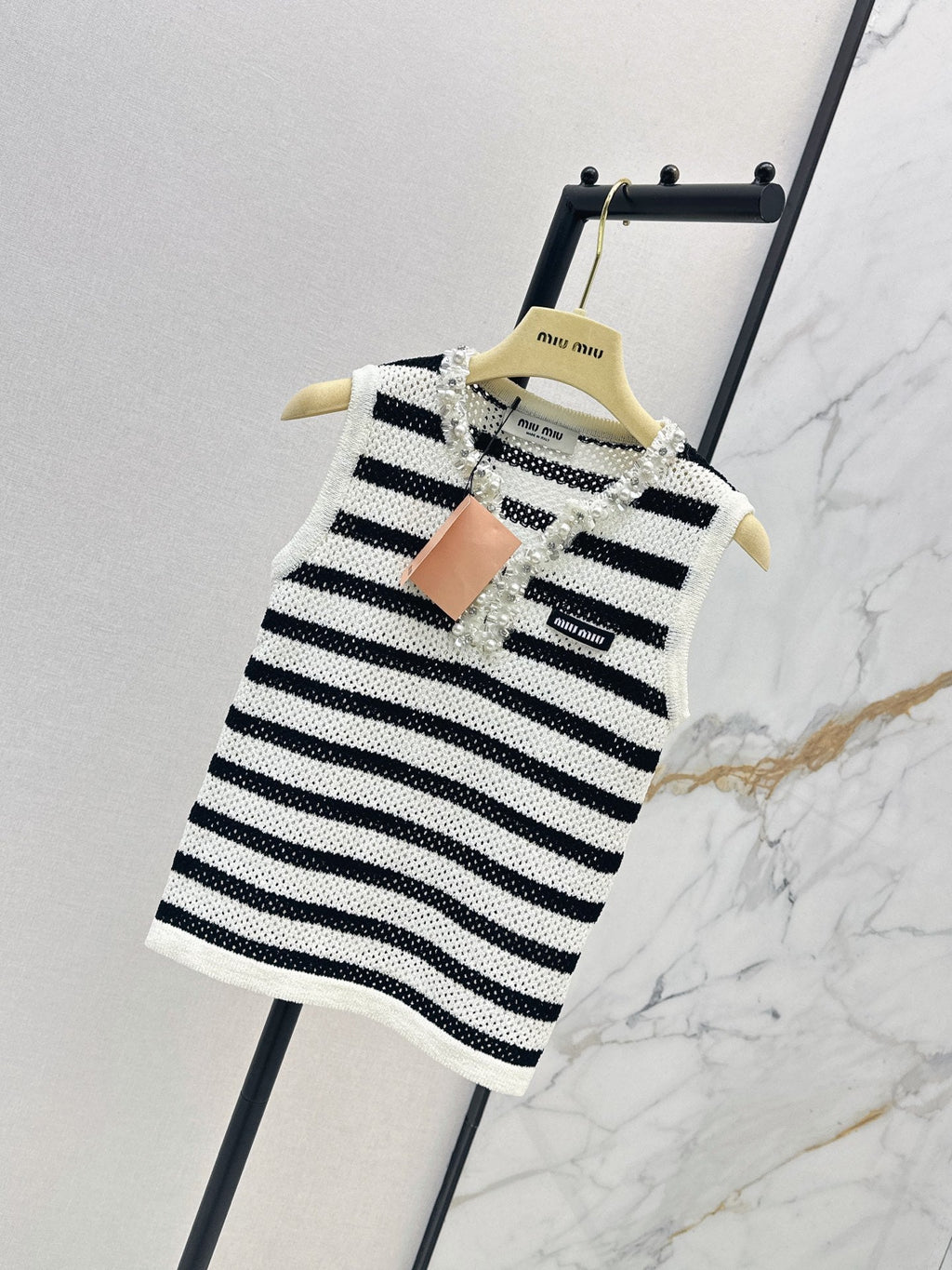 26SS NEW Color Block Striped Knit Vest 🤍