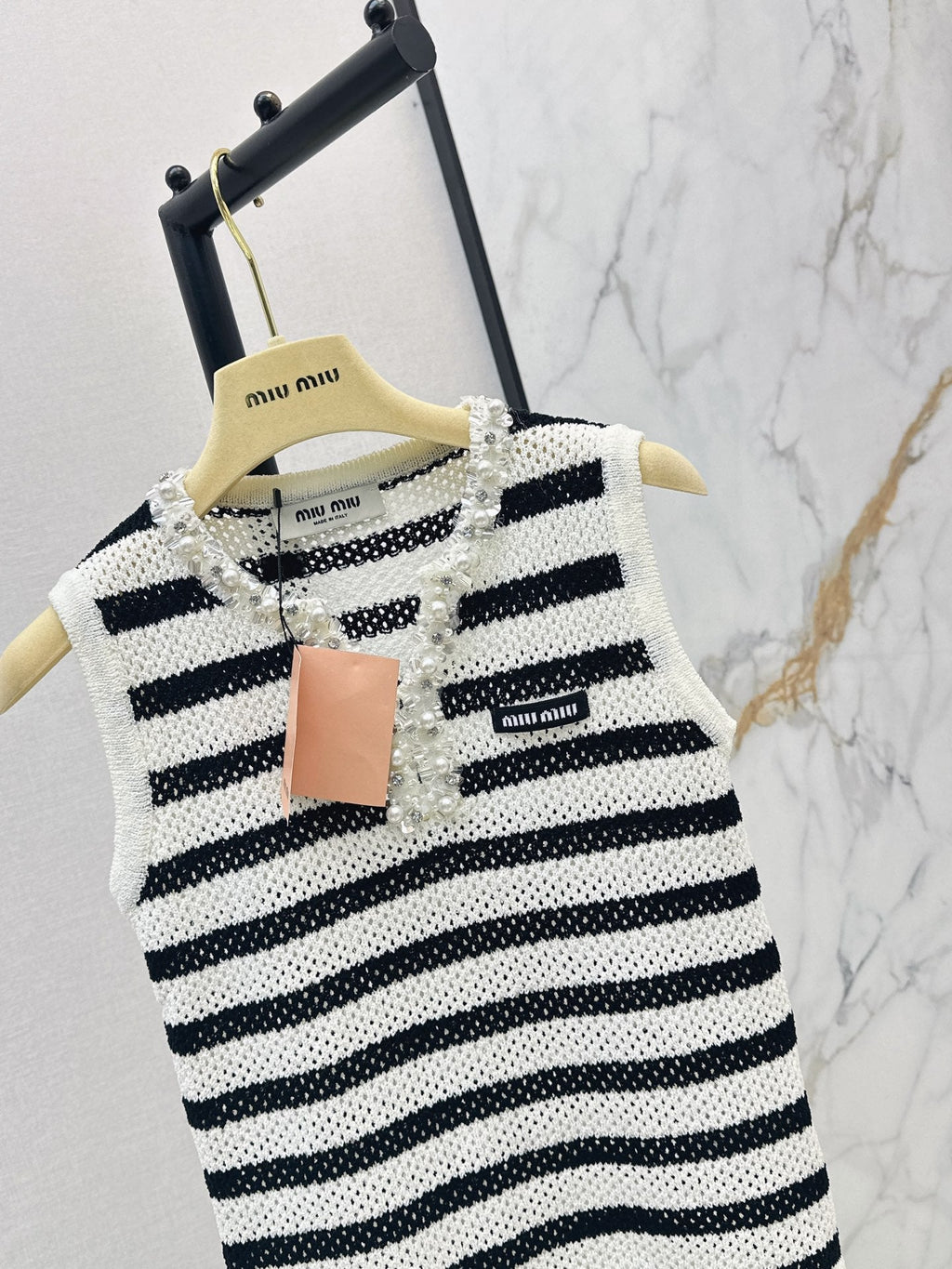 26SS NEW Color Block Striped Knit Vest 🤍