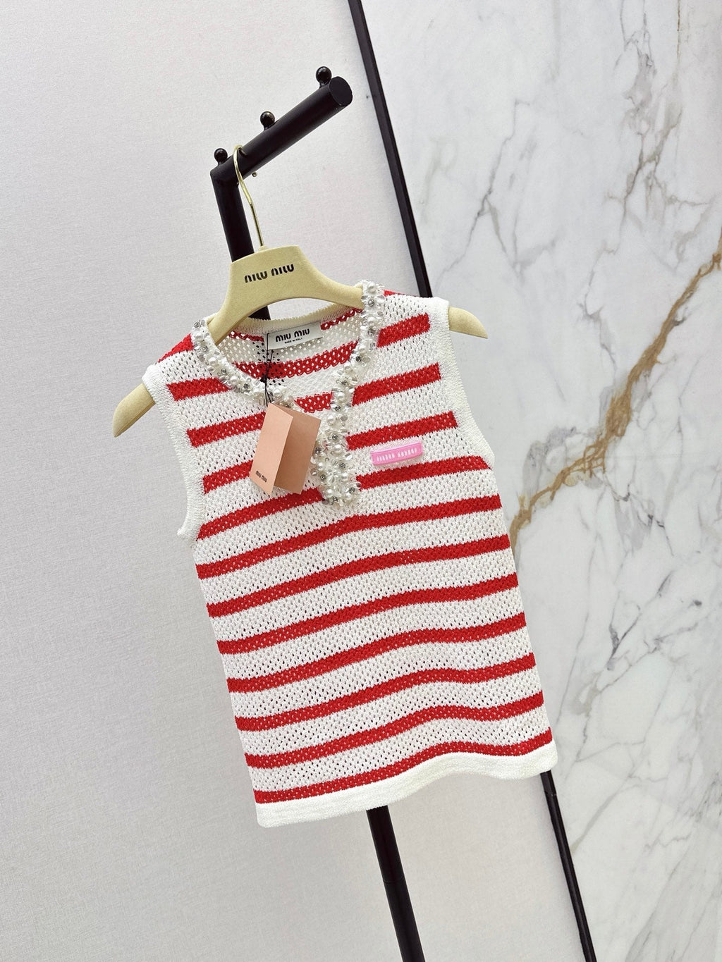 26SS NEW Color Block Striped Knit Vest 🤍