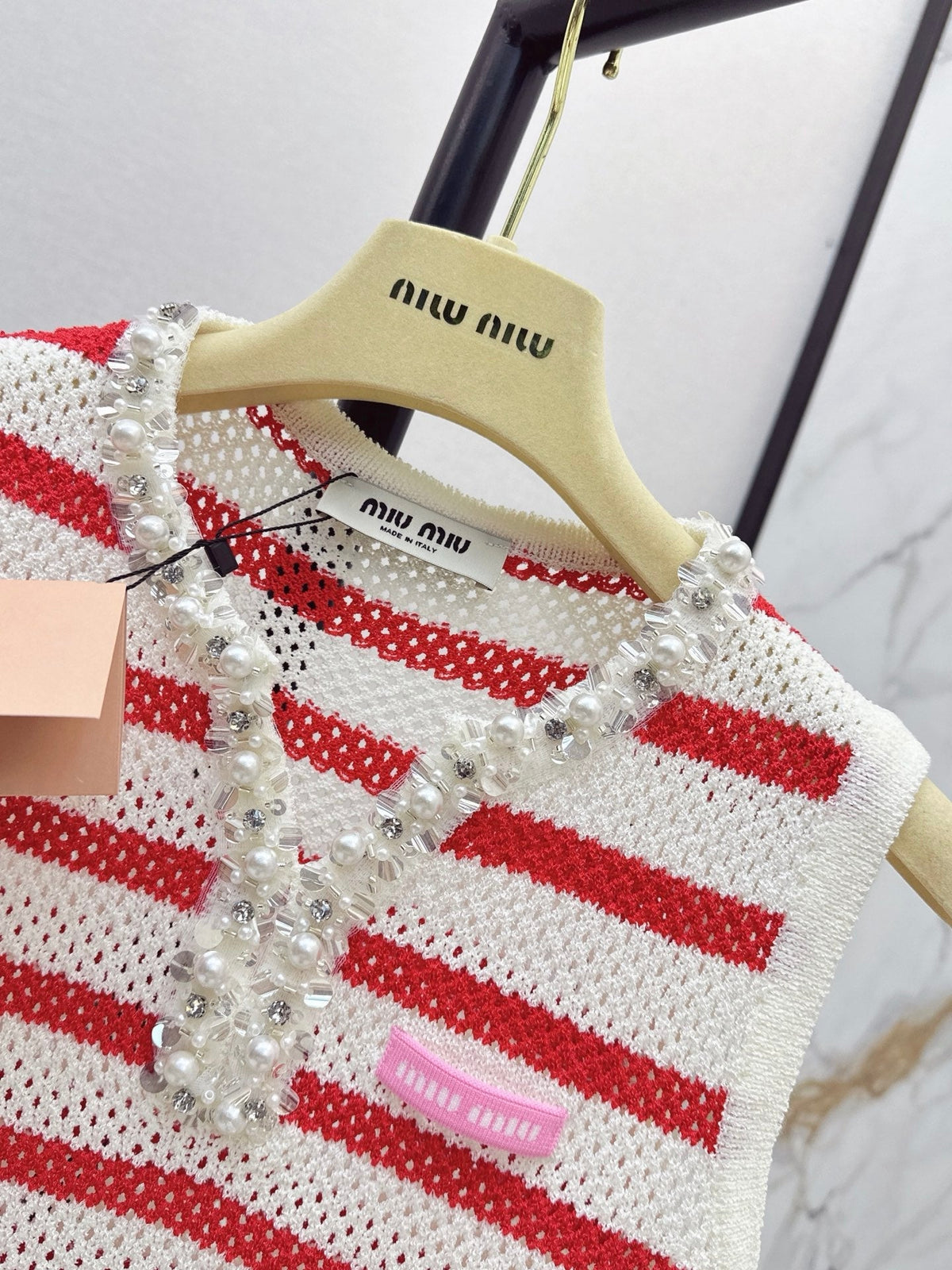 26SS NEW Color Block Striped Knit Vest 🤍