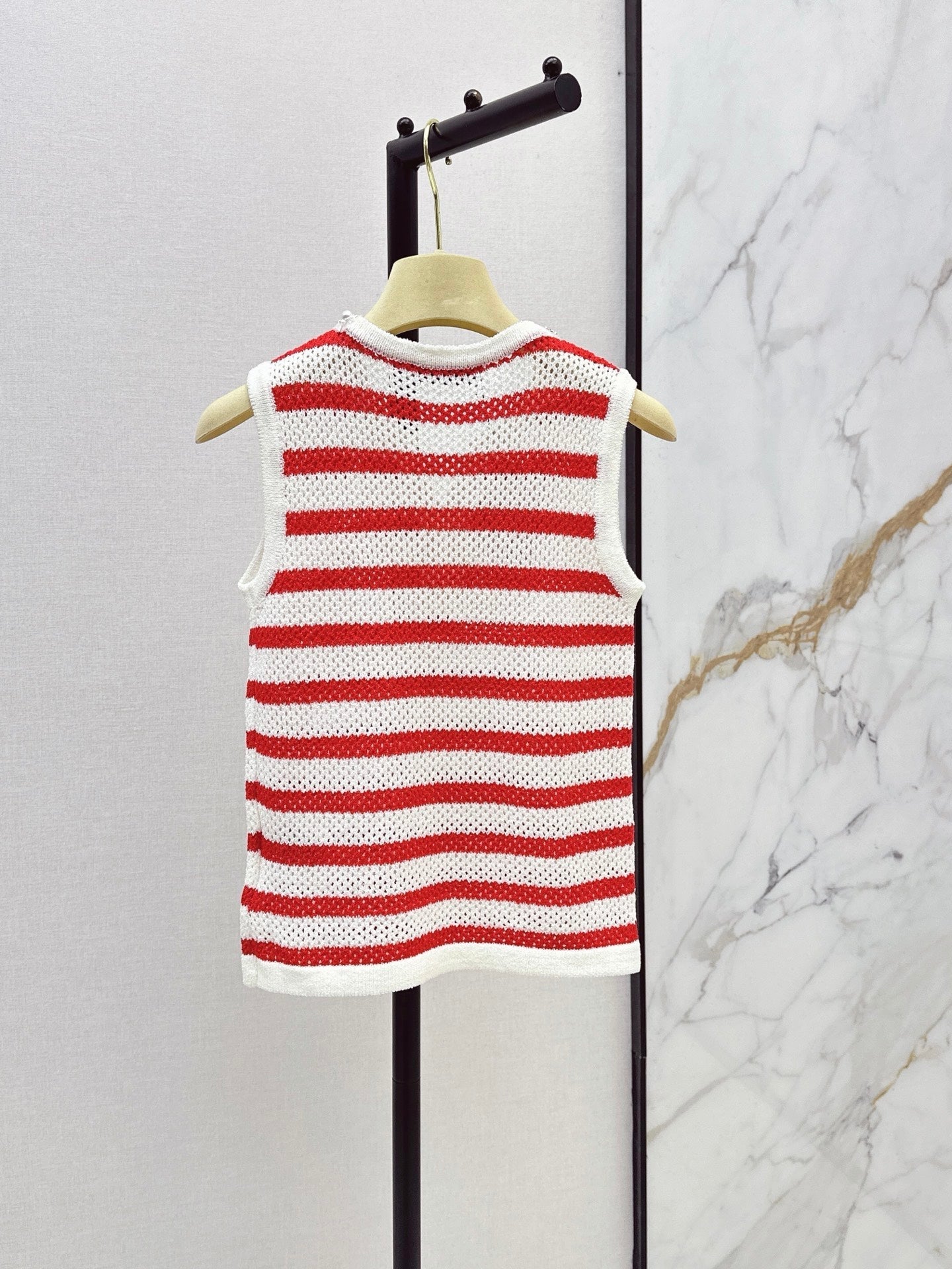 26SS NEW Color Block Striped Knit Vest 🤍