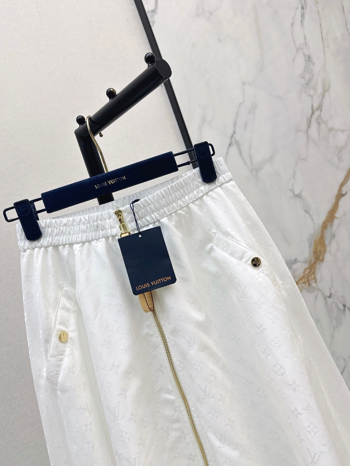 26SS NEW White Jacquard Midi Skirt 🤍