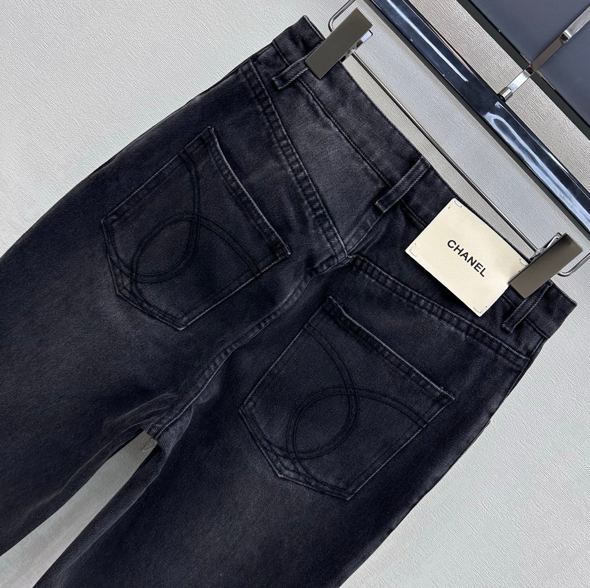 26SS NEW Gold Buckle Straight Leg Jeans