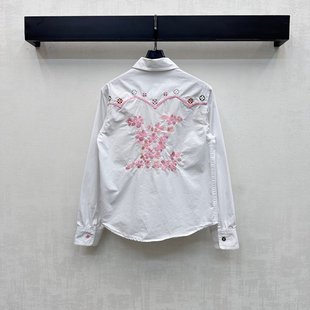 26SS NEW Heavy Embroidery Collared Shirt
