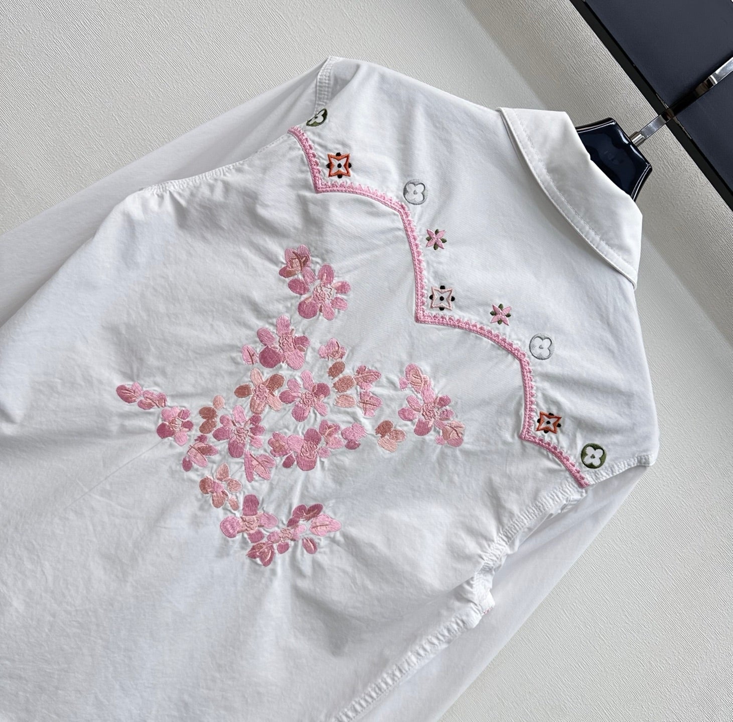 26SS NEW Heavy Embroidery Collared Shirt