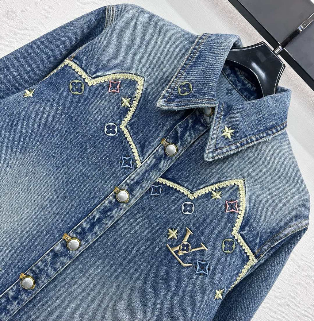 26SS NEW Heavy-duty Denim Shirt Jacket