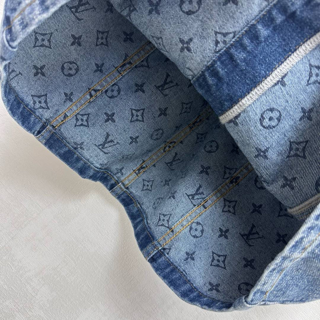 26SS New Heavily Embellished Denim Dress